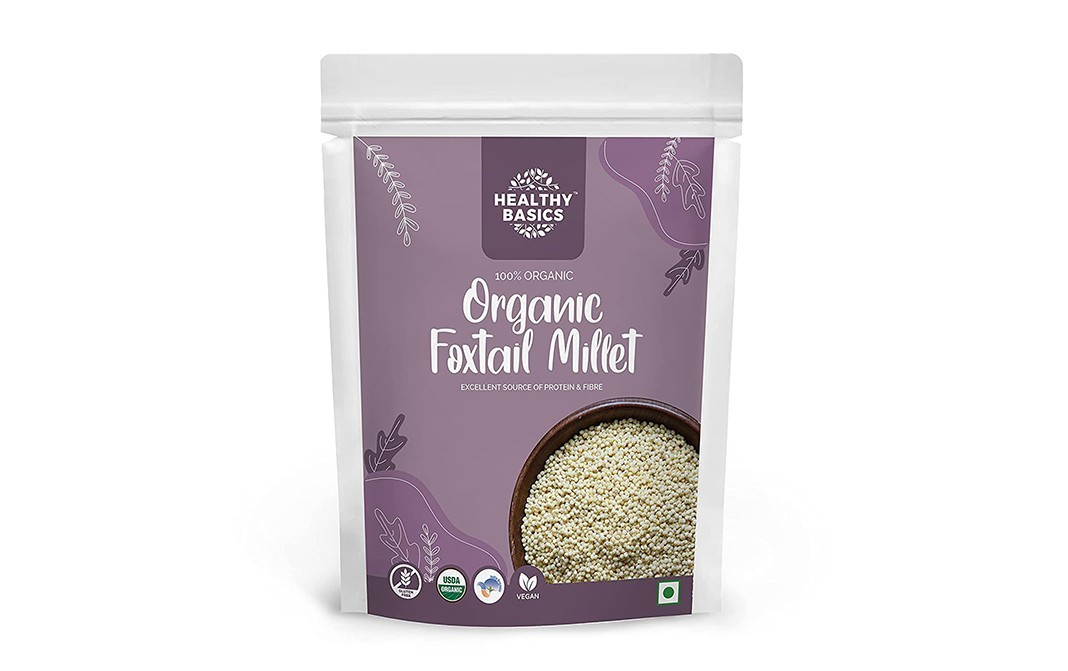 Healthy Basics Organic Foxtail Millet    Pack  900 grams